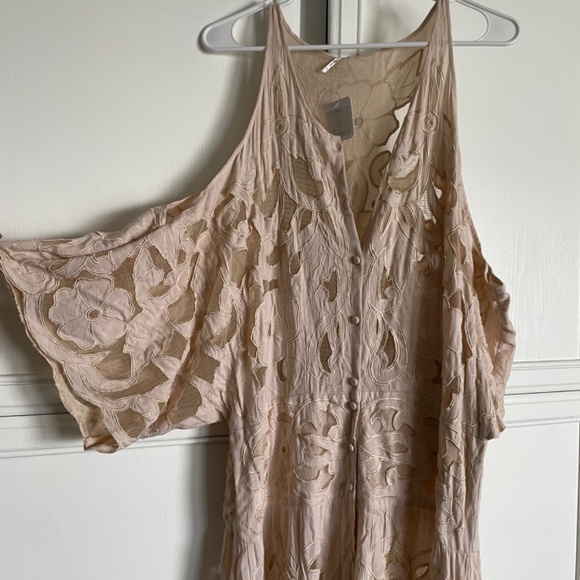 New with Tags Free People Cold Shoulder Dress - Medium - Picture 5 of 6